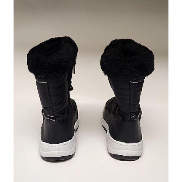 VIA PINKY SCARLETT-51F Children Girls Comfort Flower Warm Mid-Calf Snow Boots 3 - Picture 5 of 8